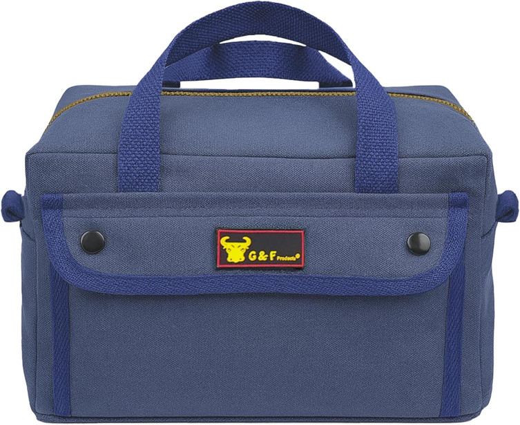 Navy Blue Gov-Issued Mechanics Tool Bag - view 3 - G & F Products