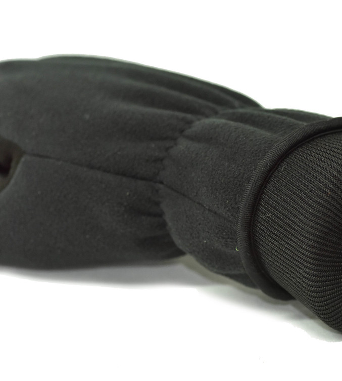 Deerskin winter gloves with fleece lining and Thinsulate insulation — alternate view 4