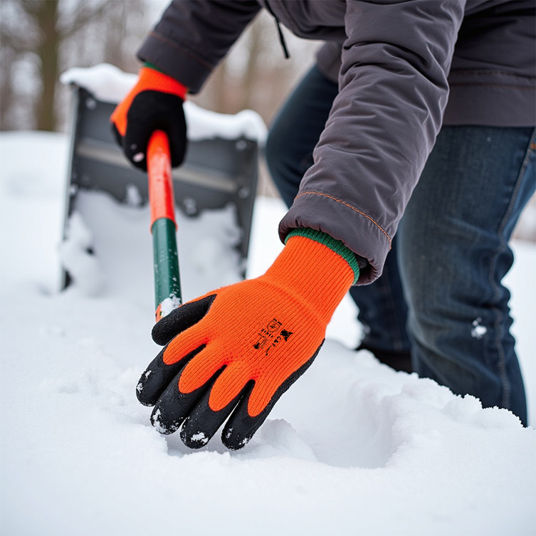 1528 insulated waterproof high-visibility work gloves — alternate view 6