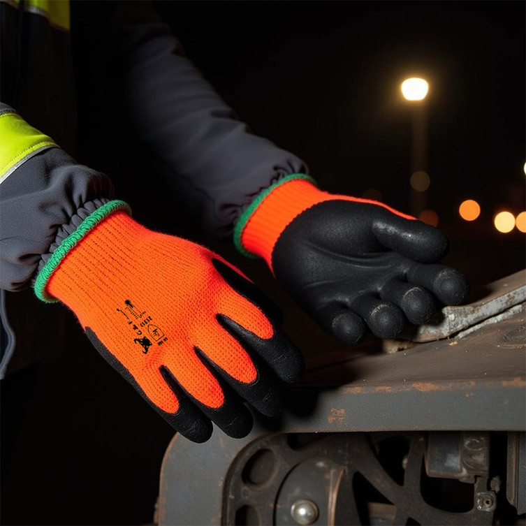 1528 insulated waterproof high-visibility work gloves — alternate view 11
