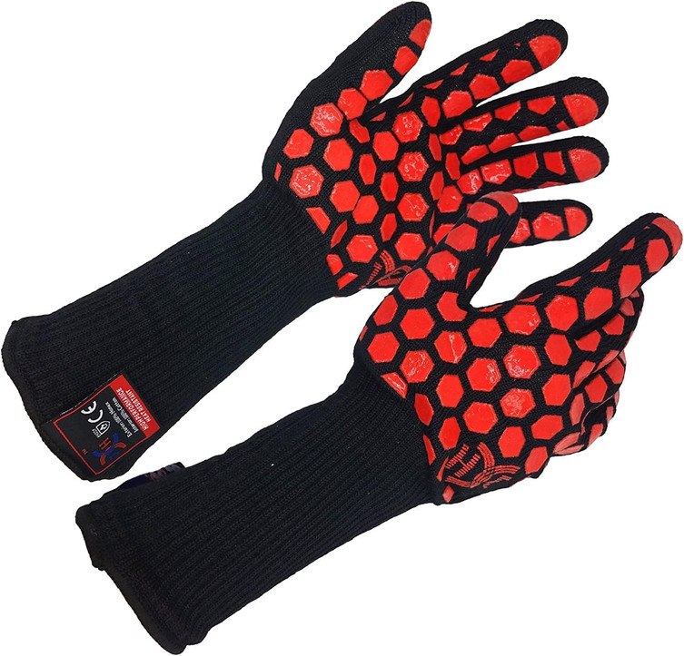 EN407 certified heat resistant oven glove