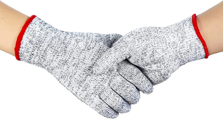 Cut Resistant Gloves - High Performance Cut Level 5, Food Grade Cut Gloves, 1 Pair