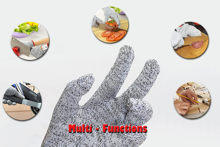 Cut Resistant Gloves with High Performance Food Grade Level 5 Protection  for Your Hands Safety. Professional Gloves for Cutting, Chopping, Fish  Filleting, Meat Cutting and Yard-Work 1 Pair (Medium): : Tools 