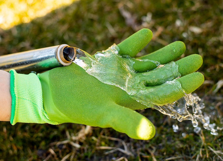 Women's EndurancePro Aqua gloves Double MicroFoam Latex for Gardening 6 Pair
