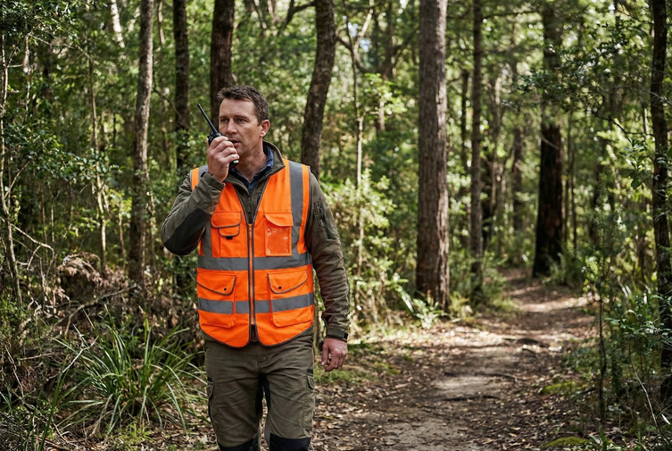 G & F Products Reflective Safety Vest, High Visibility ANSI Class 2 Vest with 9 Pockets and Reflective Strips, Neon Orange