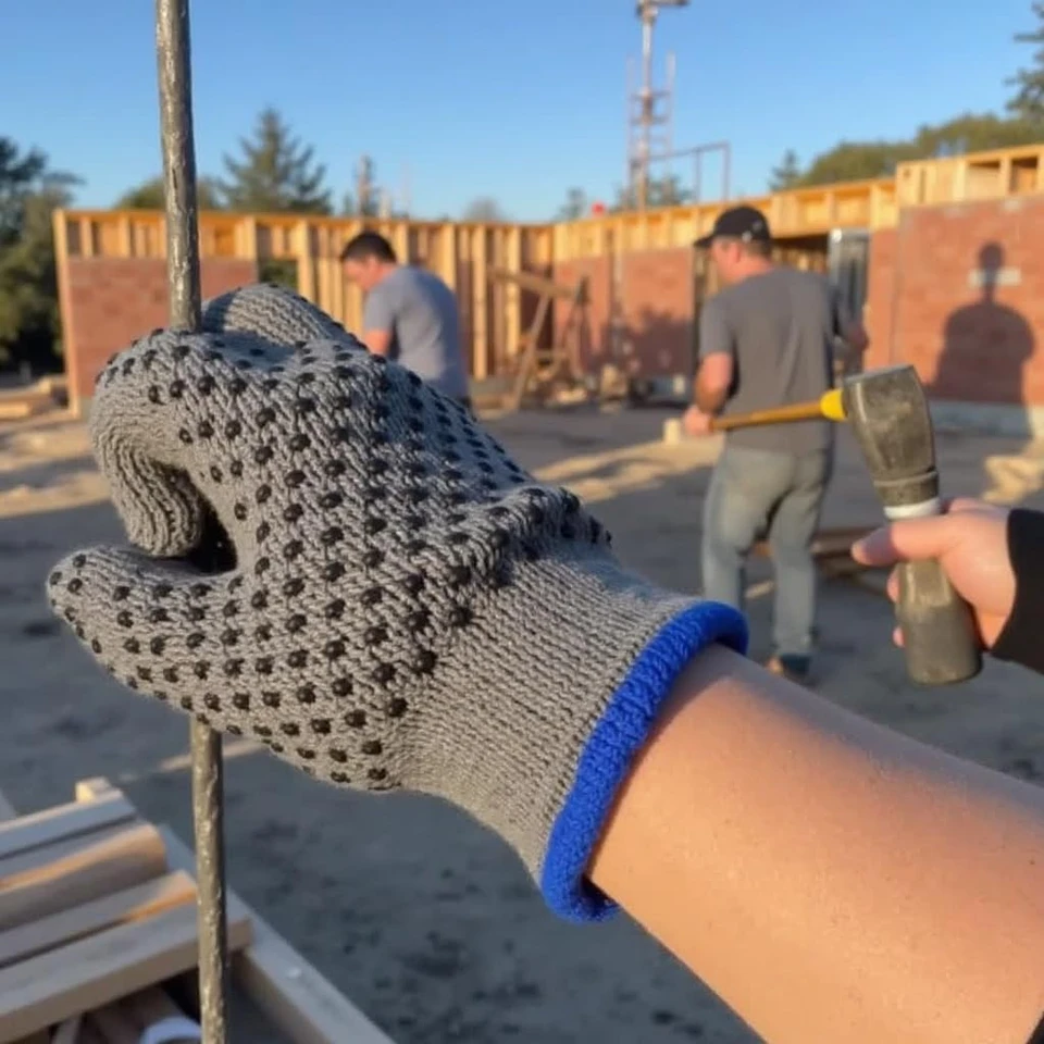 Touchscreen Latex Foam Work Gloves - view 6