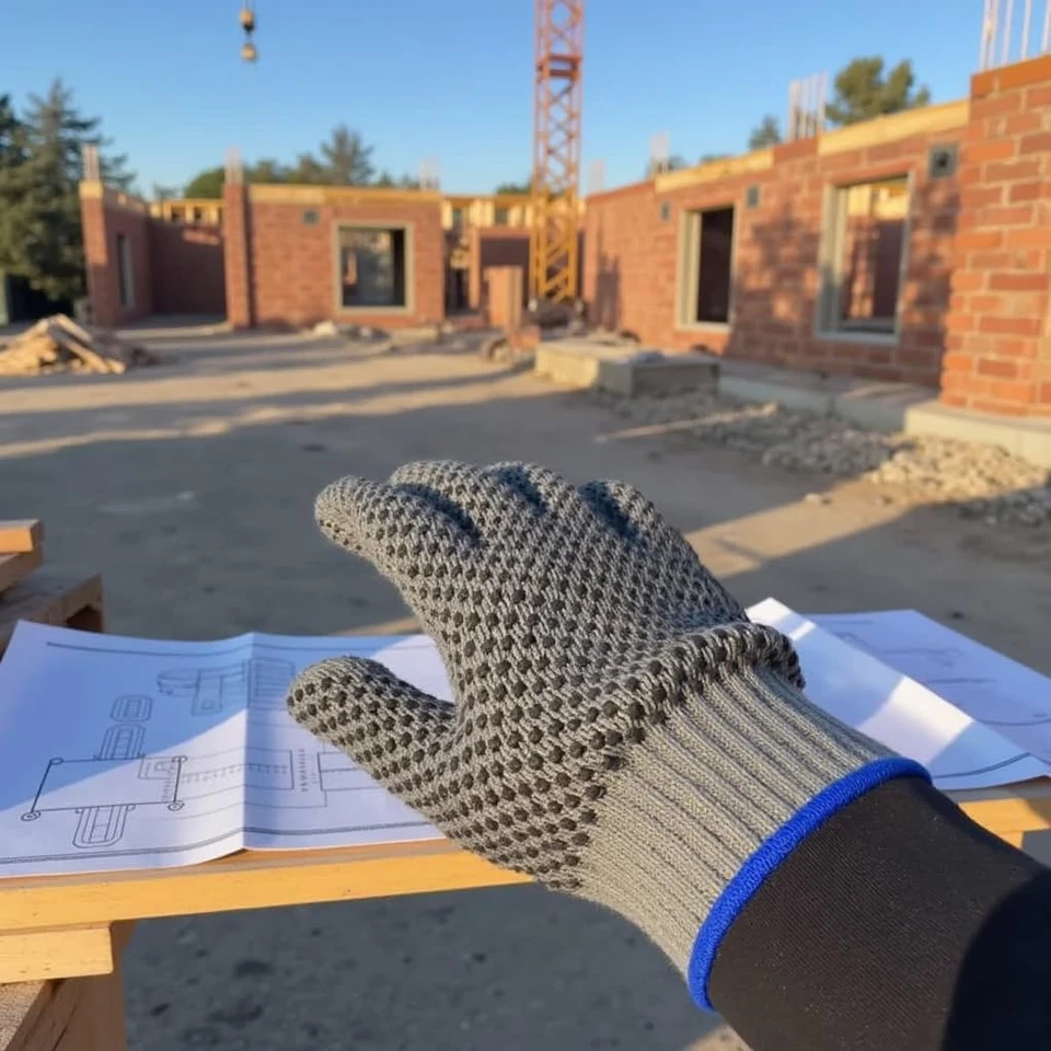 Touchscreen Latex Foam Work Gloves - view 7