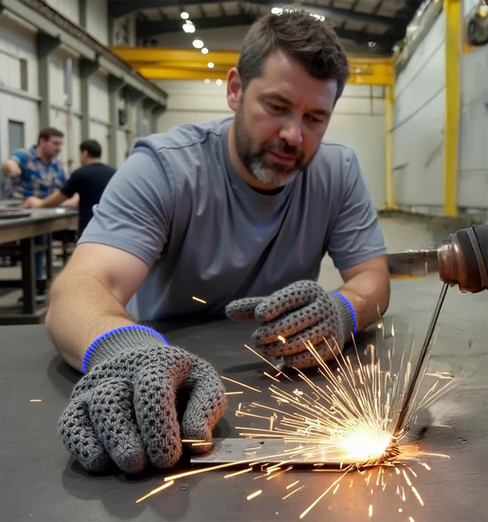 Touchscreen Latex Foam Work Gloves - view 8