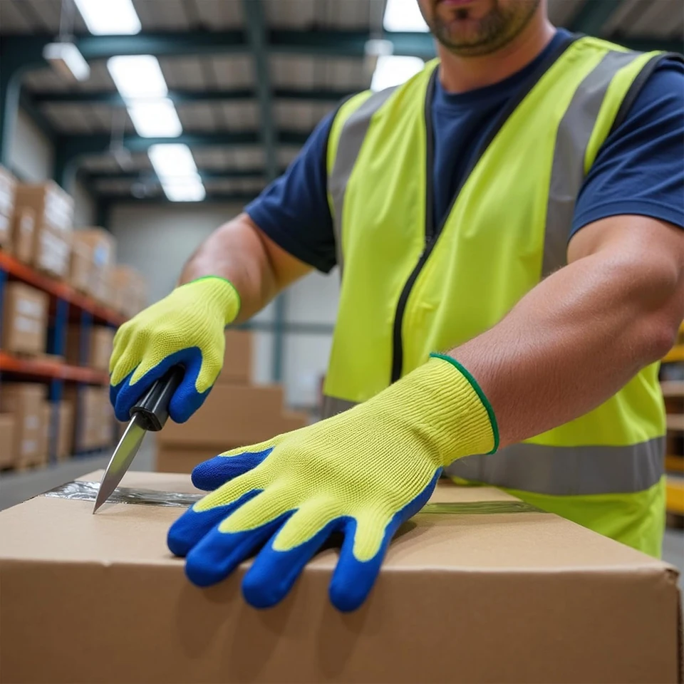 kevlar gloves, work gloves, garden gloves, rubber coated gloves, rubber gloves, latex coated gloves, latex gloves, cut resistant gloves, Rubber Coated Cut Resistant Work Gloves