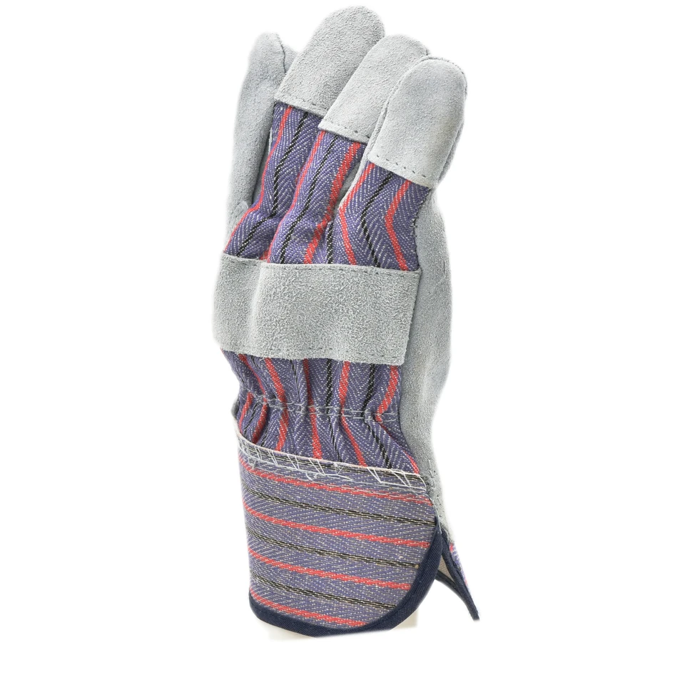 Safety cuff gloves, Heavy duty professional gloves, men's work gloves, Premium Suede Double Palm Work Gloves