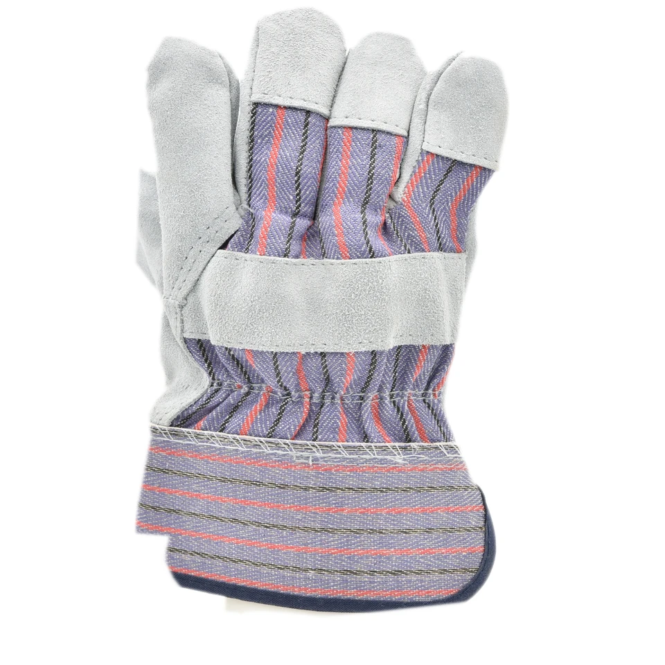 Safety cuff gloves, Heavy duty professional gloves, men's work gloves, Premium Suede Double Palm Work Gloves