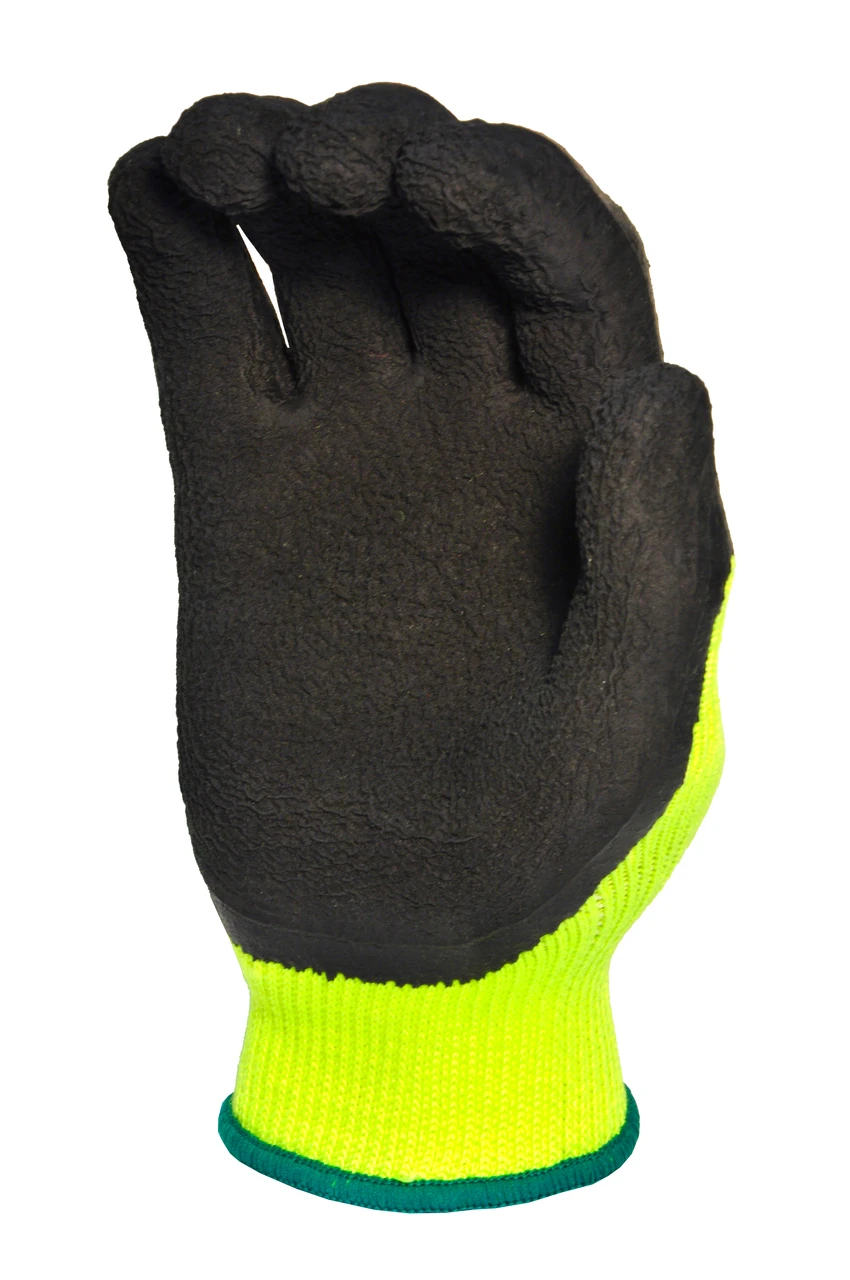 Latex Coated High Visibility Work Gloves, gloves for work, working gloves, work glove, glove work, garden gloves, gloves gardening