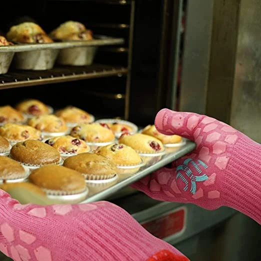  oven gloves, oven gloves heat resistant, silicone gloves oven