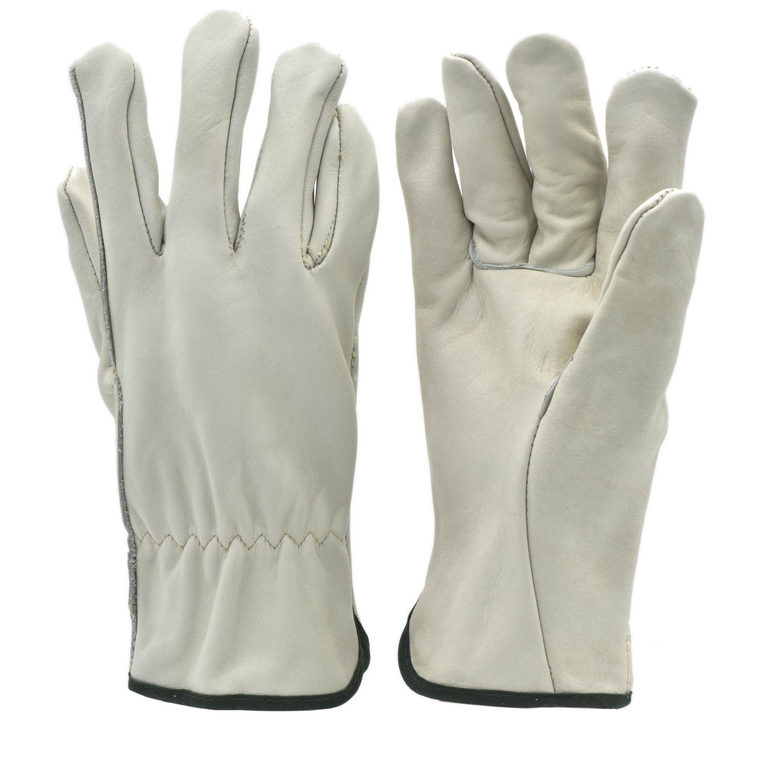 G F 6003l-3 Premium Genuine Grain Cowhide Leather Work Gloves 3 Pair Large