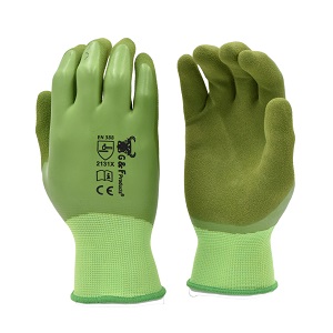 Dekton UK Green Latex Work Gloves – Waterproof, Thermal Insulated, Winter Freezer Safety, L/XL