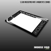 5.5" x 8" Mousepad Mat & Magnetics Combo