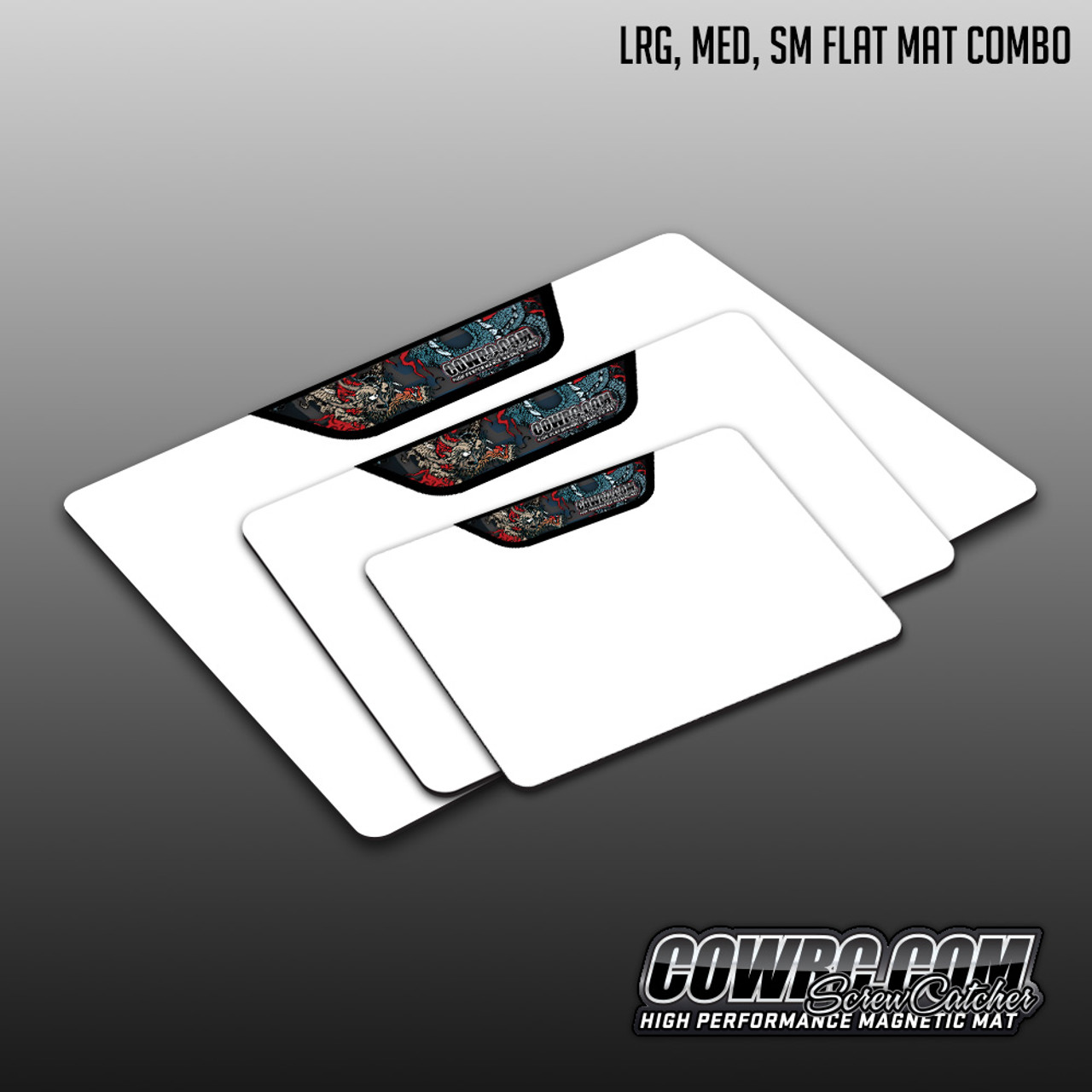 Large Medium Small Flat Mat Combo