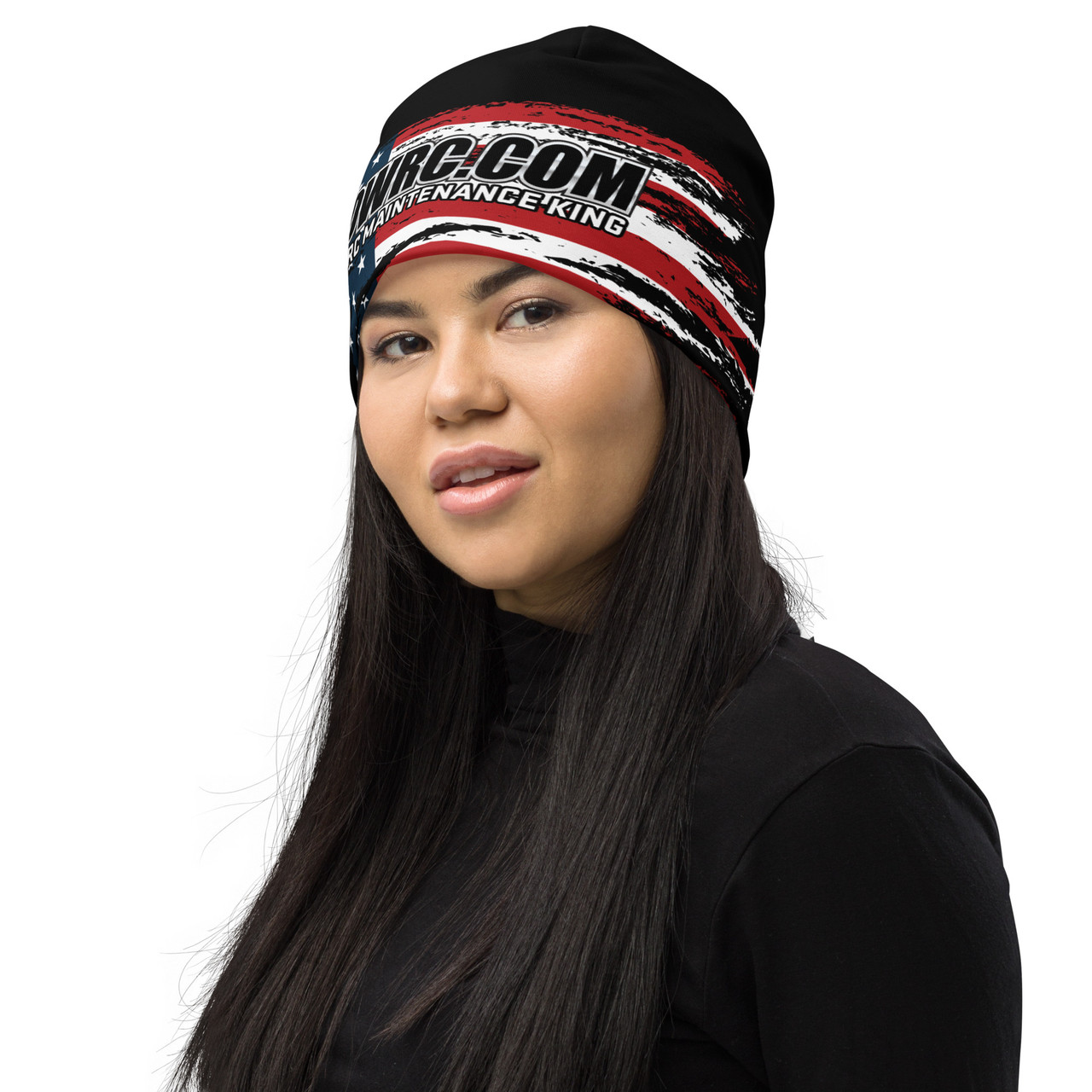 CowRC USA Logo All-Over Print Beanie