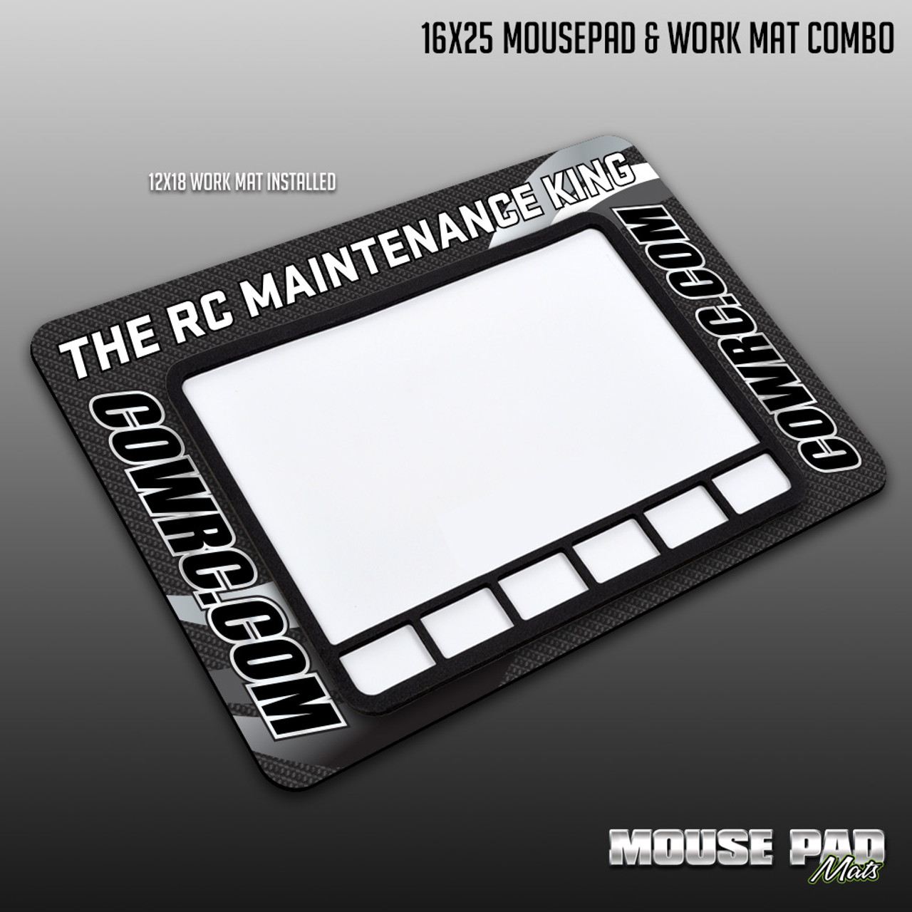 16" x 25" Mousepad & Work Mat Combo