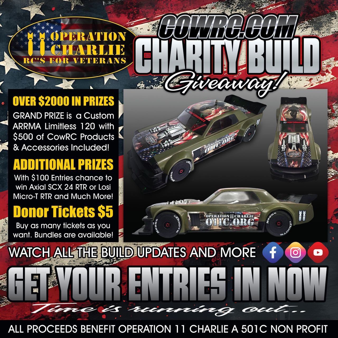 Charity Build Donation Tickets