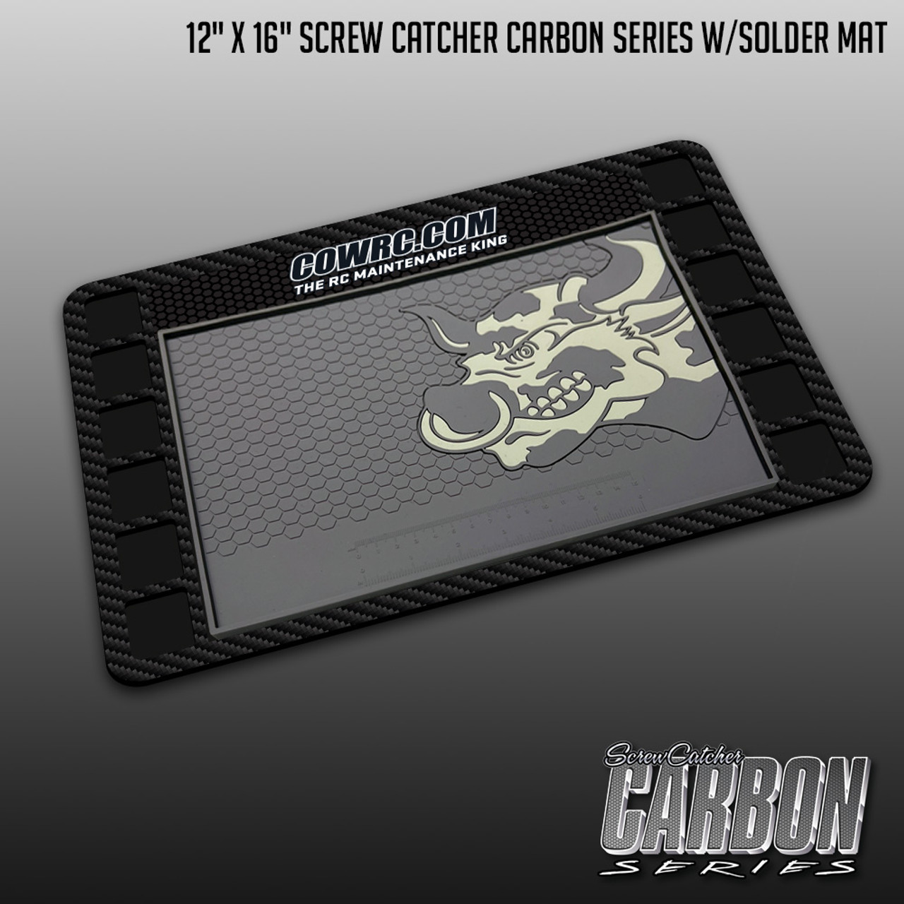 12" x 16" Screw Catcher Carbon Series & Solder Mat Combo
