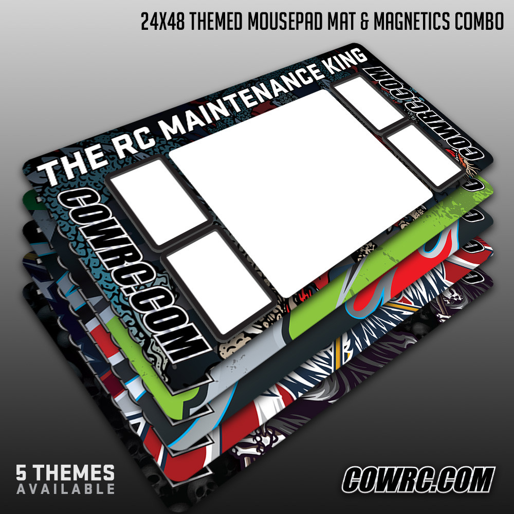 24" x 48" Themed Mousepad Mat & Magnetics Combo