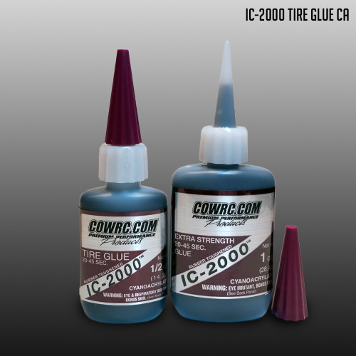 1oz IC-2000 Black Rubber Toughened Cyanoacrylate