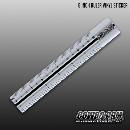 6 Screw Catcher Ruler Vinyl