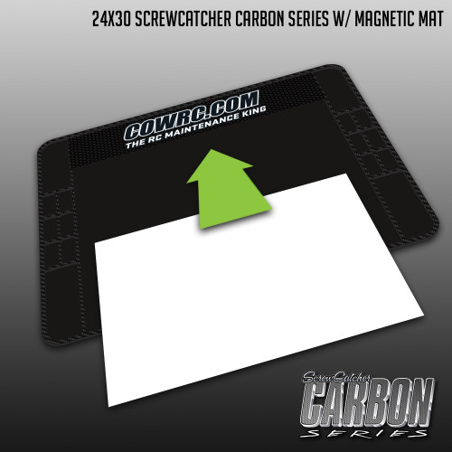 24 x 30 Screw Catcher Carbon Series & Magnetic Work Mat Combo