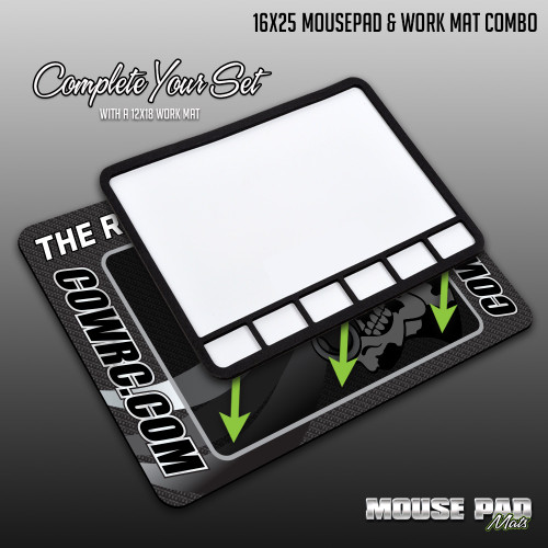 24 x 48 Mousepad Mat & Magnetics Combo