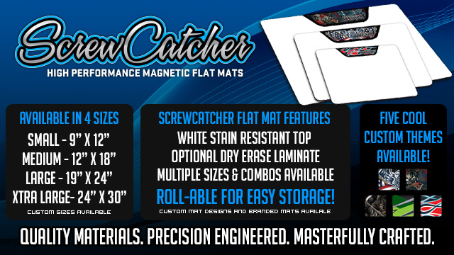 XL Screw Catcher Flat Mat