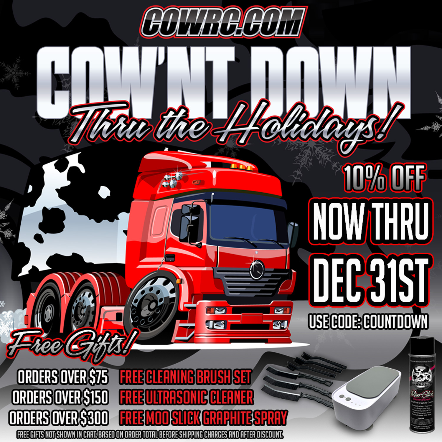 COW'nt Down to the Holidays!