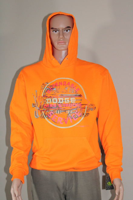 Set of 2 With Dodge Service Design with Safety Orange Hoodie