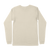 Customizable Long Sleeve Cotton T-Shirt Horizontal Design Both Side