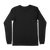 Customizable Long Sleeve Cotton T-Shirt Allows Horizontal Design on Front & Vertical Design on Back