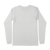 Customizable Long Sleeve Cotton T-Shirt Allows Vertical Design on Front & Horizontal Design on Back