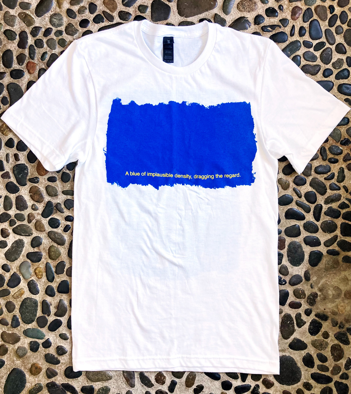 Blue Description Project T-Shirt - Visual AIDS