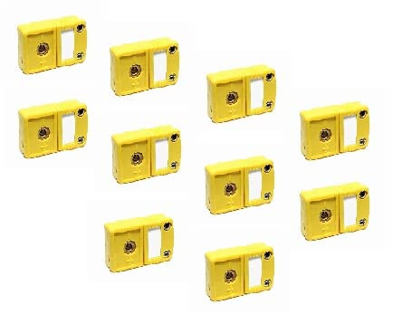 10pc Mini K-Type Thermocouple Wire Connector - Female Plug