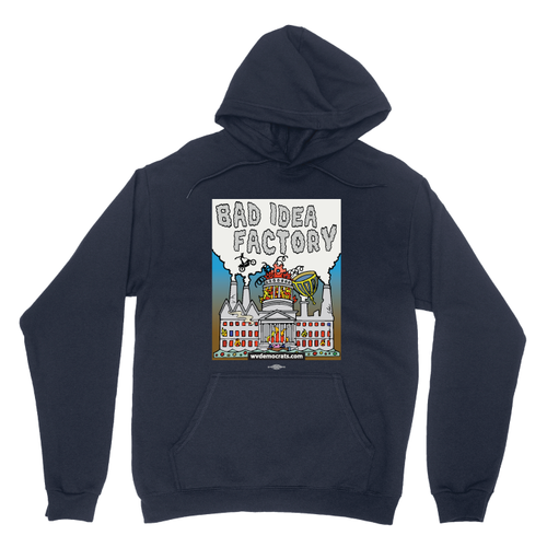 Bad Idea Factory (Navy Pullover Hoodie)
