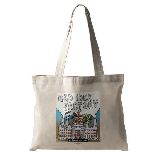 Bad Idea Factory (Natural Canvas Tote)