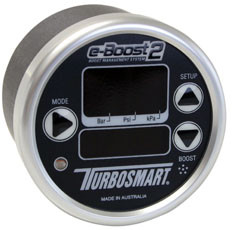 E-Boost 2 Boost Controller & Gauge (60mm) Black / Silver