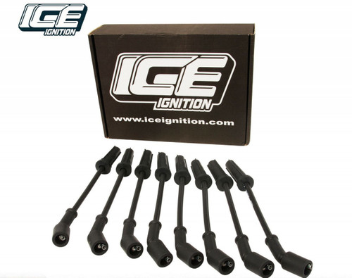ICE 9.0mm Ignition Leads Set Suit 5.7lt Black