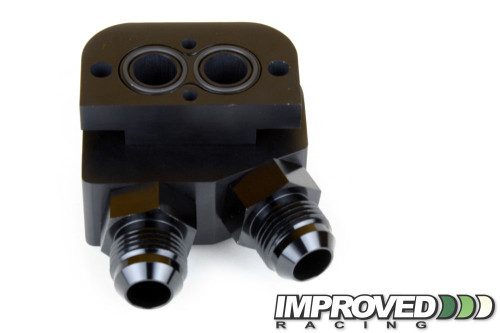 Improved Racing Oil Cooler Adapter for GTO / Commodore / Monaro Oil Pan -8AN