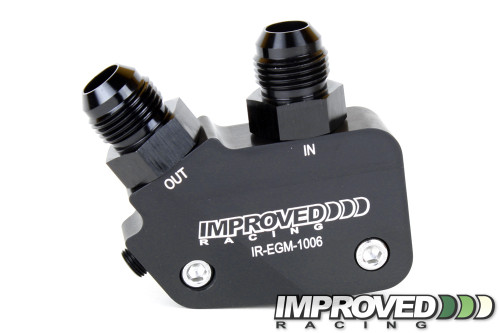 Oil Cooler Adapter for LS-Series Engine Low Profile -8AN