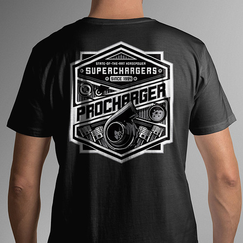 ProCharger T-Shirt Belts & Pulleys Black - Medium