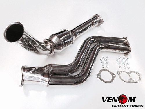 Venom Ford BA BF XR6 Turbo F6 High Flow Cat Pipe