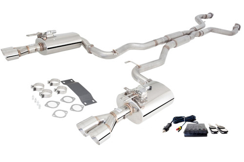 VF HSV 2013-2017 X-FORCE CAT-BACK SYSTEM WITH TWIN 3" PIPING AND VAREX REAR MUFFLERS