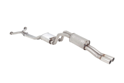 BA-BF XR8 Ute 2003-2007 X-FORCE TWIN 2.5" CAT-BACK SYSTEM MILD STEEL BA/BF UTE