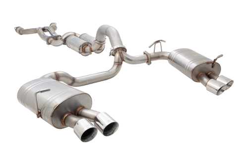 FGX XR8 11/2014 ONWARDS X-FORCE TWIN 3" CAT-BACK SYSTEM STAINLESS STEEL