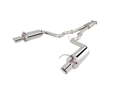 MUSTANG GT FASTBACK 2015-2017 X-FORCE TWIN 3" CAT-BACK SYSTEM